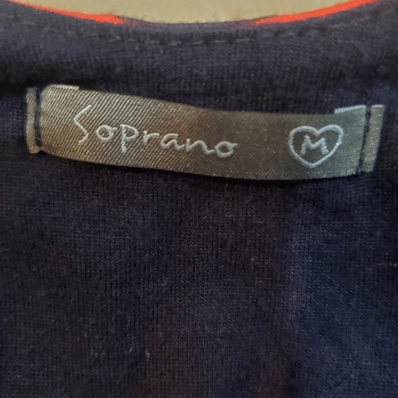 Soprano Red And Navy Striped Dress* - Picture 7 of 8